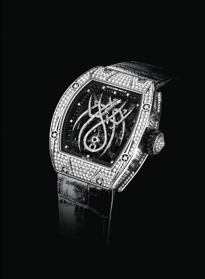 Richard Mille New RM 019-01 Tourbillon Natalie Portman Pavé White Gold watches